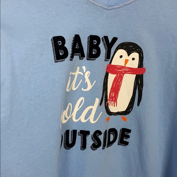 Secret Treasures Penguin BabyIt’scoldOutside Shirt - Picture 3 of 5